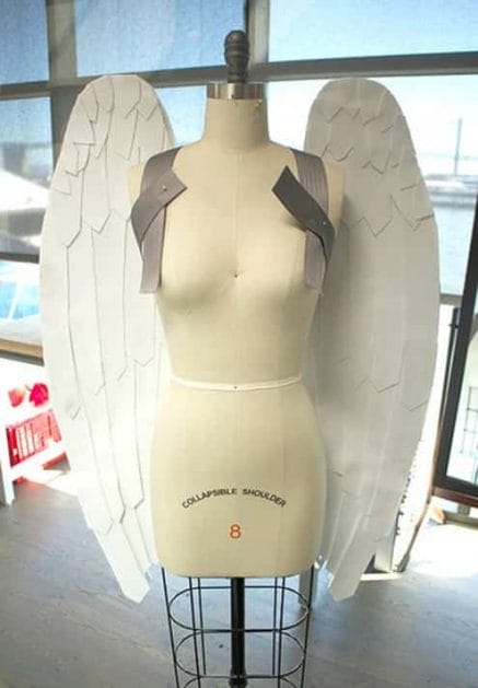 Steps to make costume wings